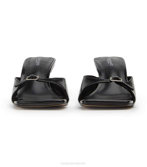 Stöckelschuhe| de Tony Bianco Frauen Asar-Absätze Schwarz hochglänzend 462453